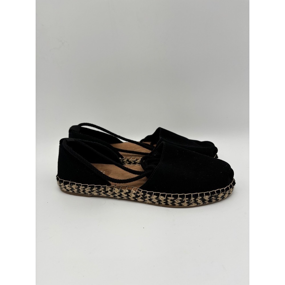 Toms Black Espadrille Flats - Picture 4 of 8